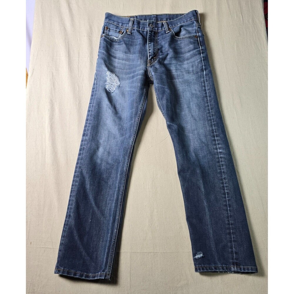 LEVI'S 513 Jeans Mens (30‎ Inch Waist) (30 Inch Leg) Fit Blue